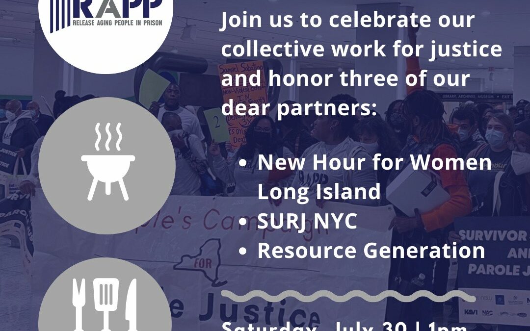 RAPP, Release Aging People in Prisons, Barbecue in Riverside Park