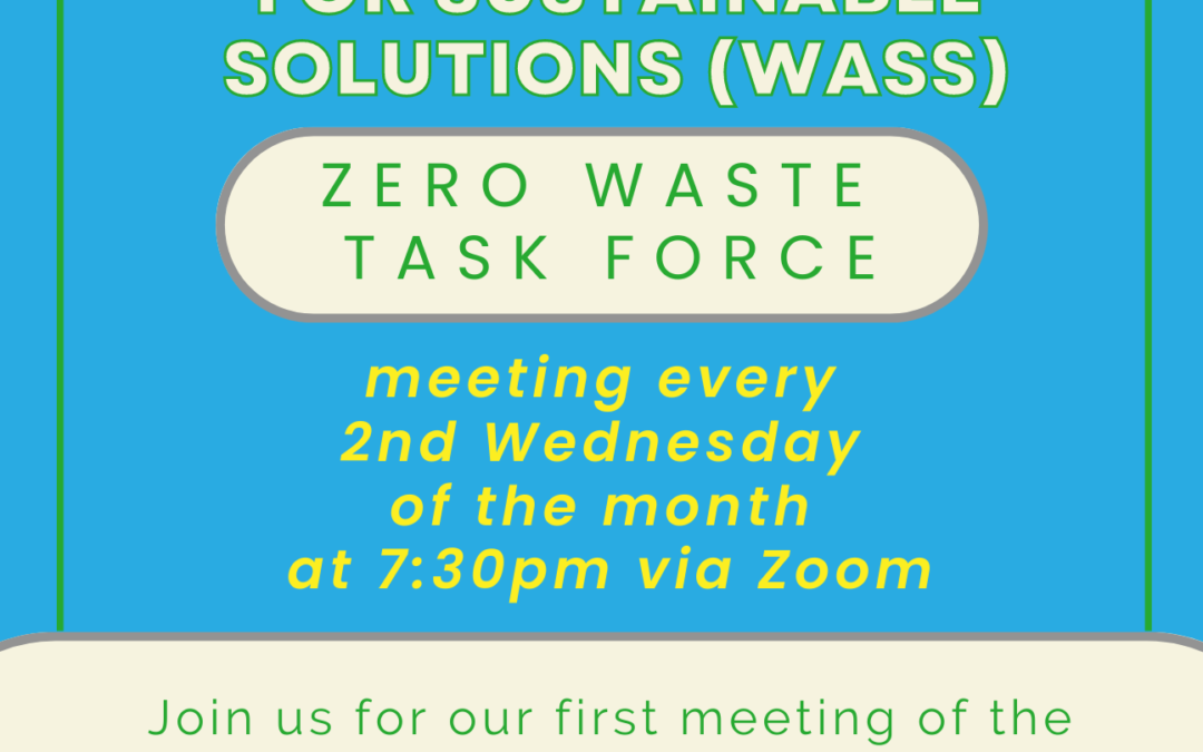 WASS Zero Waste Task Force Inaugural Meeting