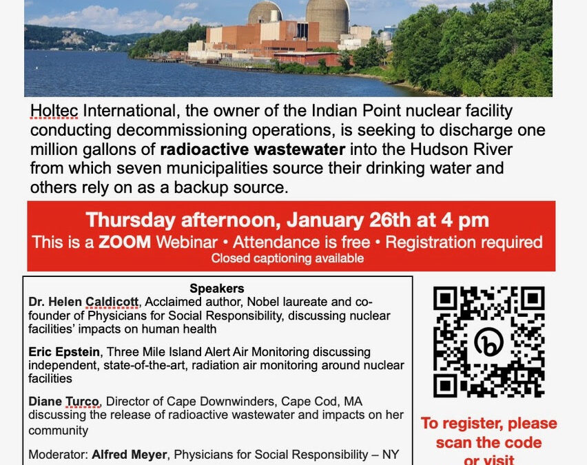 Indian Point Virtual Forum on Public Health and Safety