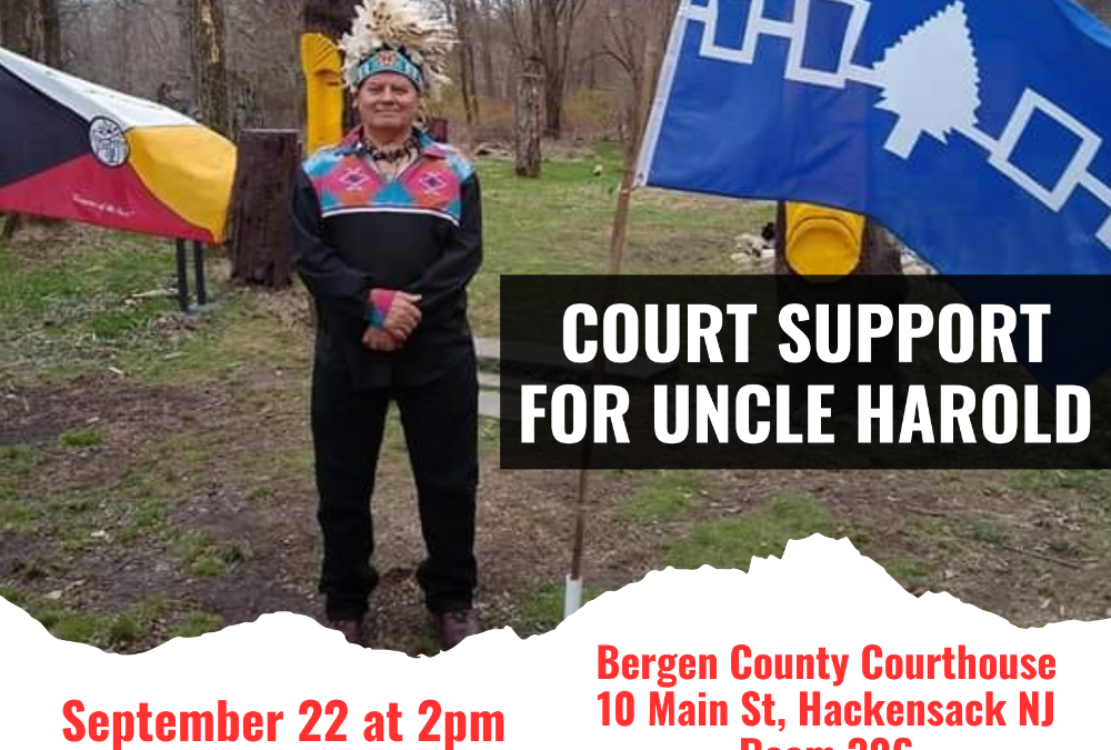 Court Support for Uncle Harold’s Restitution Hearing