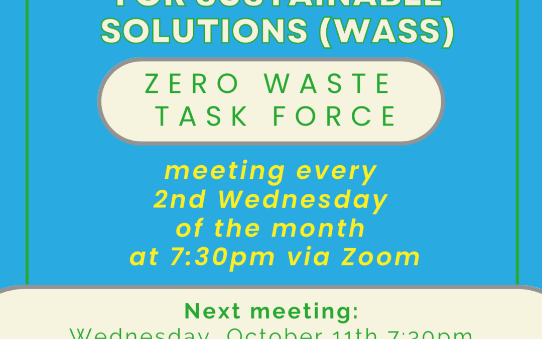 WASS Zero Waste Task Force Virtual Meeting