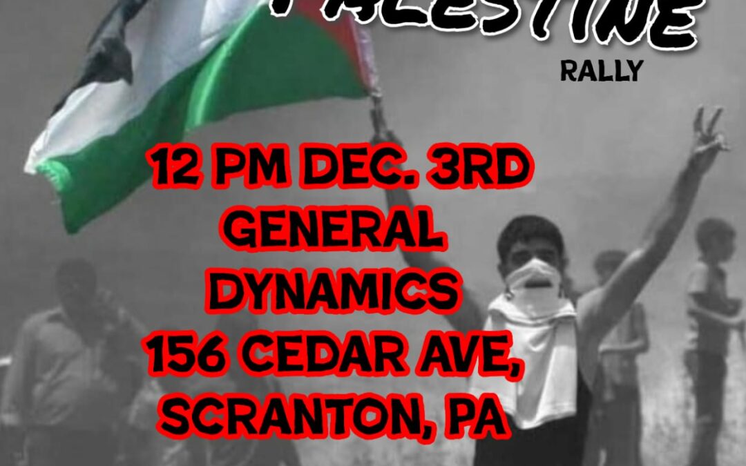 Free Palestine/Stop Arms Shipments to Israel Rally in Scranton