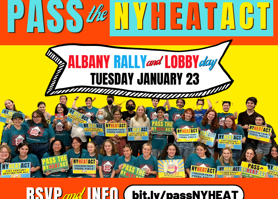 Albany Rally and Lobby for the NY HEAT Act with Food and Water Watch